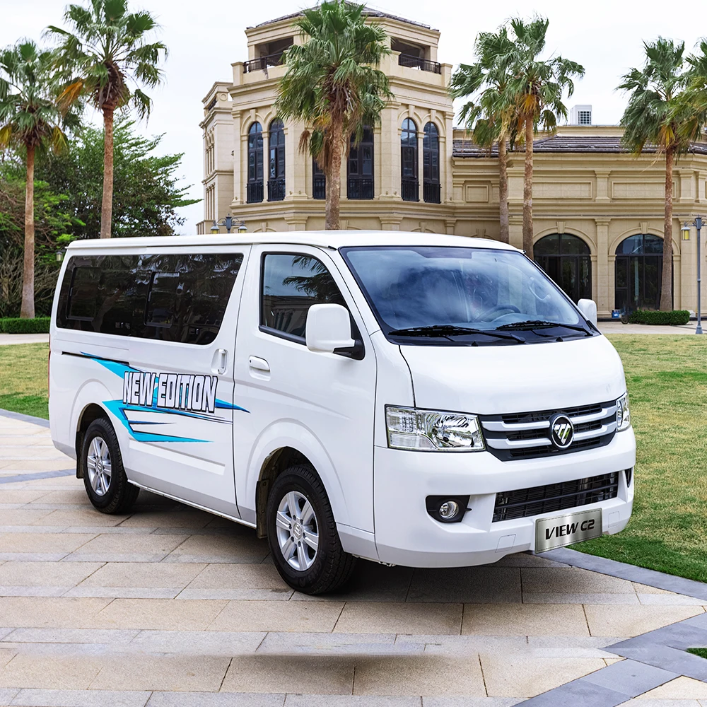 Foton View G7 Rhd 4x2 15 местный мини-автобус с правым рулем для пассажирских перевозок фургон плоским верхом