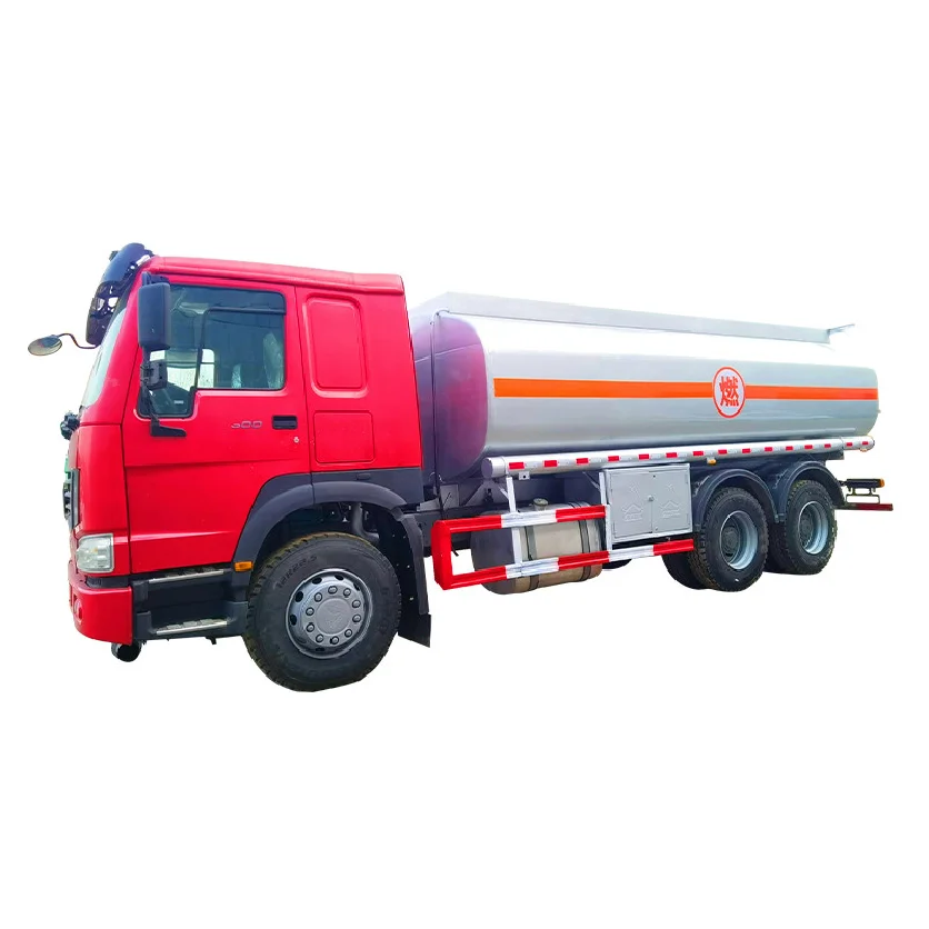Hot Sale Diesel Truck Fuel Tankers 6x4 10 Wheel 20000L 371Hp Sinotruk Howo Used Utility Box Tractor Oil Tanker Truck For Sale