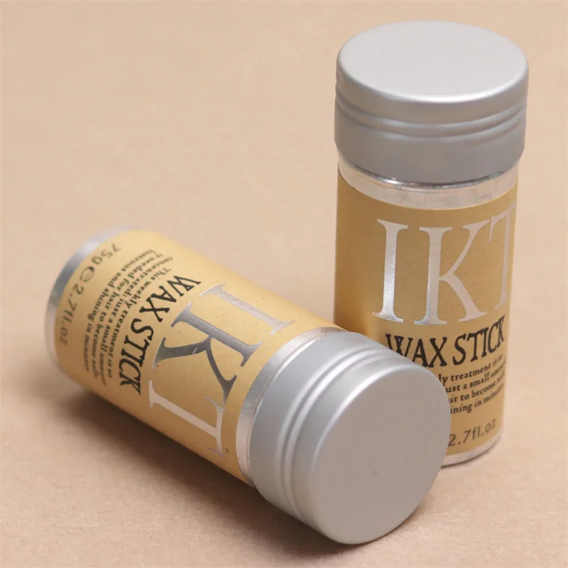 Popular IKT Wax Stick For Hair Avocado Hair Strong Edge Control  75g Aluminum bottle IKT Hair Wax stick