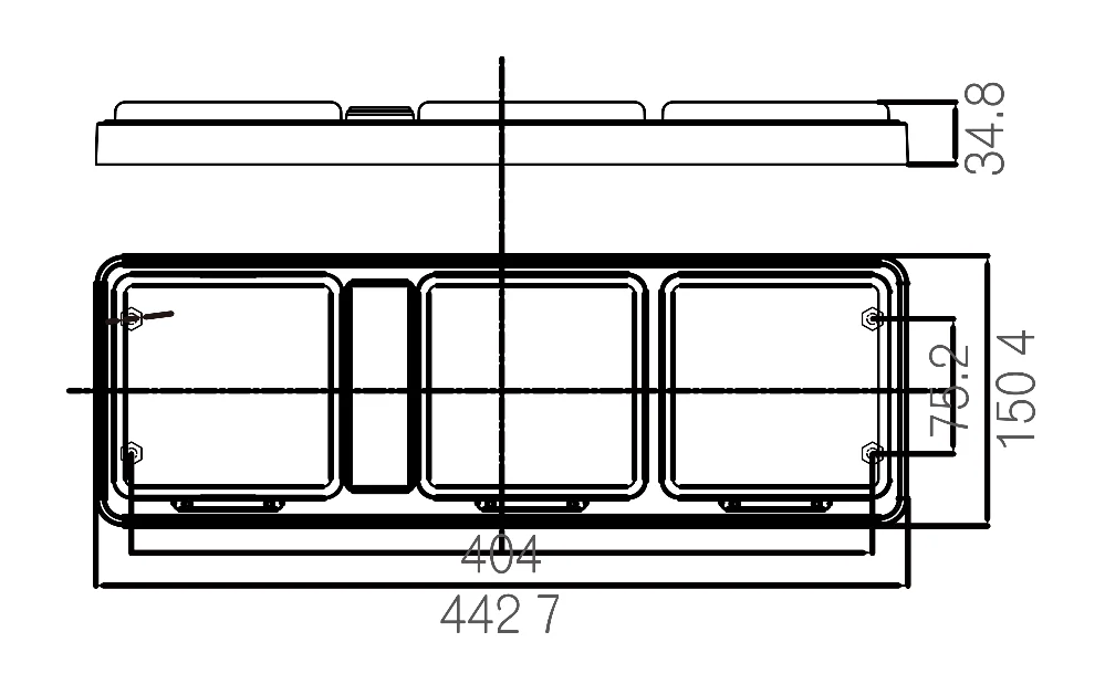10-30V ADR Indicator Turn Stop Signal Jumbo Truck Forklift Trailer Truck LED Tail Lamp