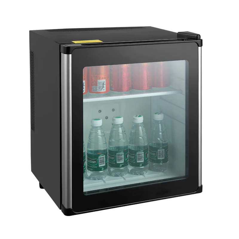 
 30-40 литров 0 дБ, термоэлектрический, без мороза, стеклянная дверь для комнаты, мини-бар, холодильник с прозрачной дверью  