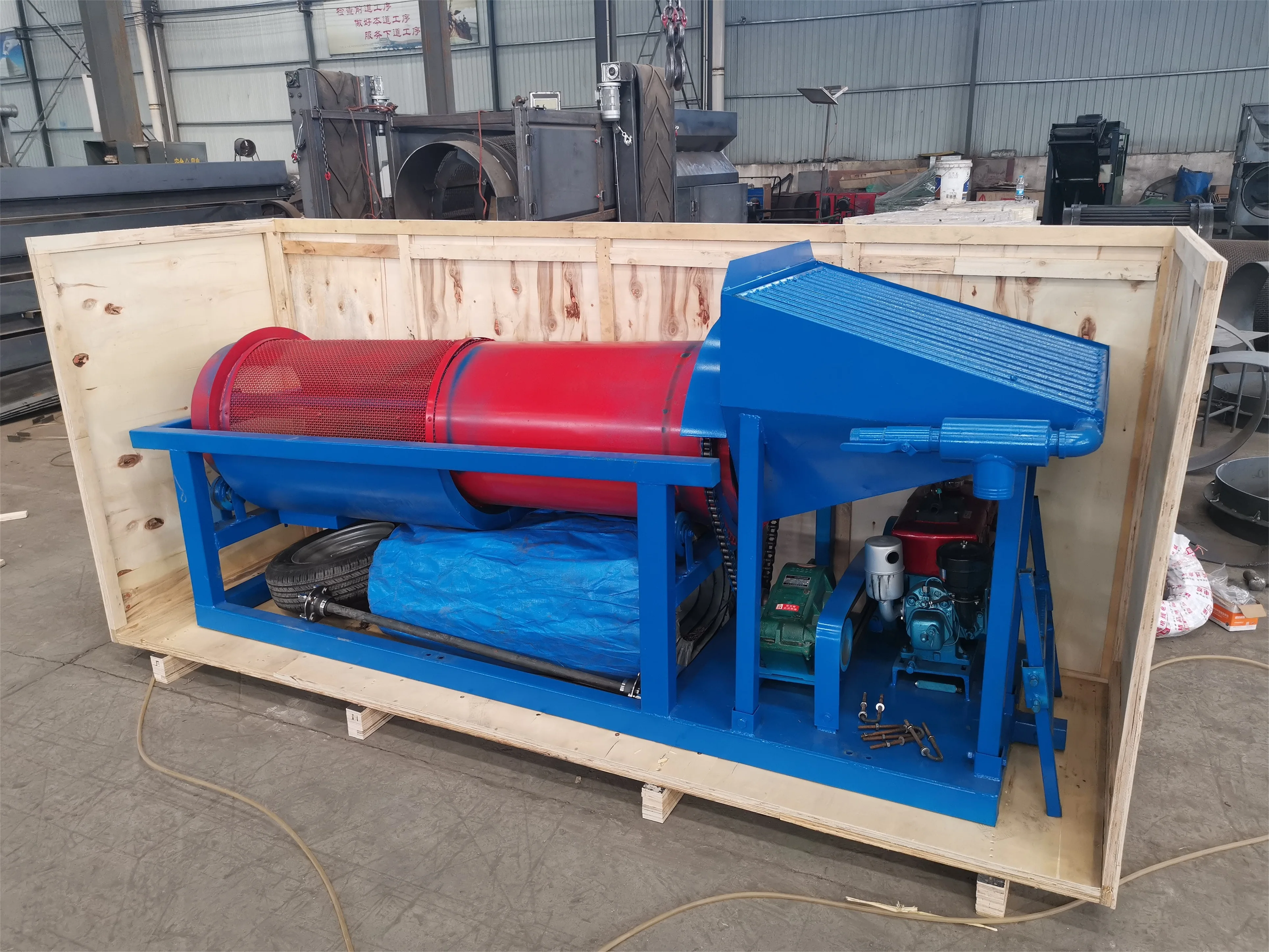 Gold mining trommel 10-20 tons per hour portable river alluvial gold 5 tons small scale gold processing plant