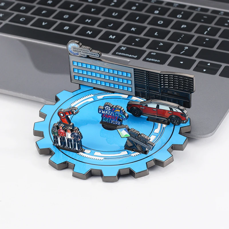 New product ideas 2023 design cartoon Metal 3D  combination Fridge Magnet Can be split