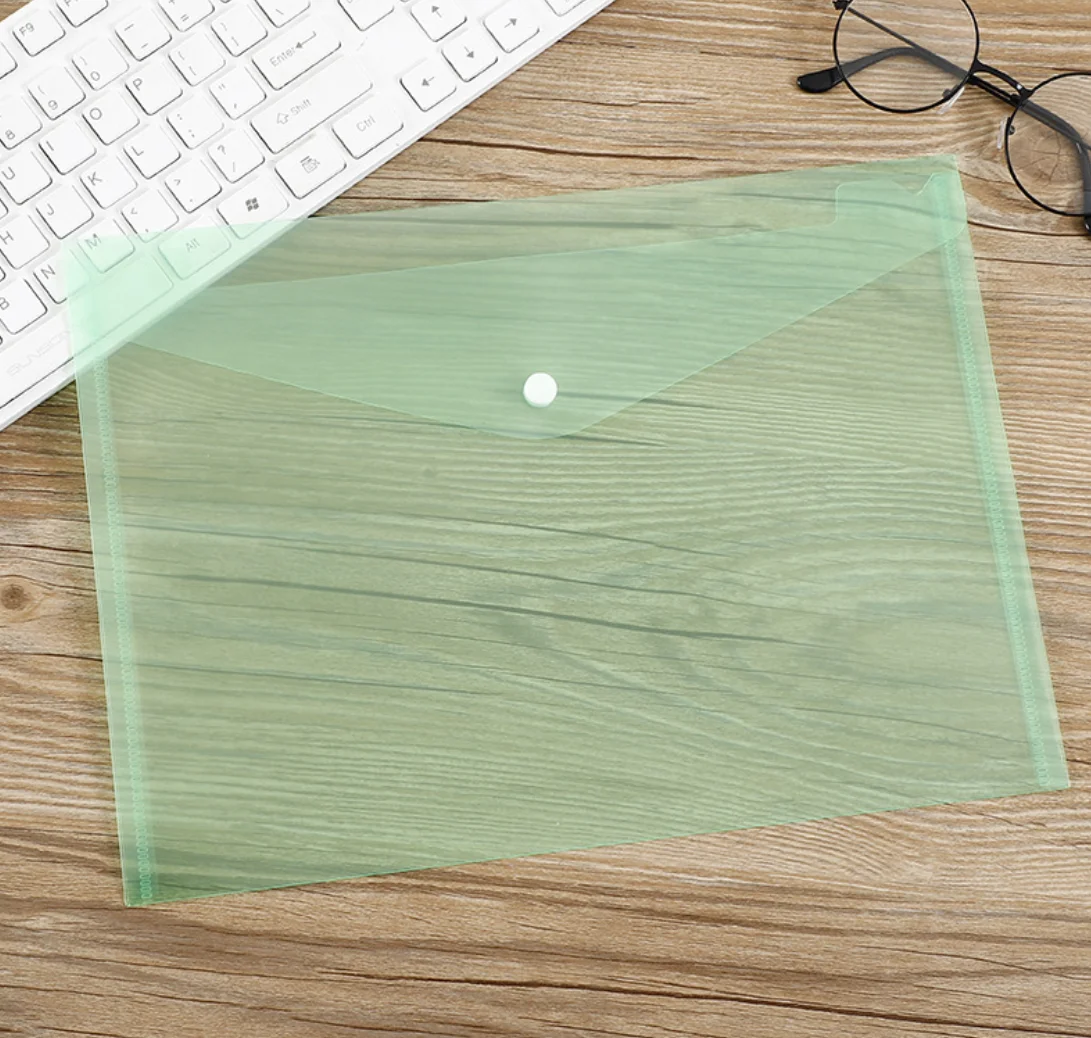 Прозрачный Органайзер с логотипом на заказ A4 Pp, пластиковый файл для документов Baag