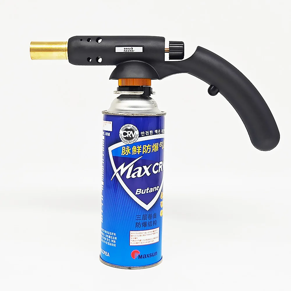 All copper electronic flame burner flat gas tank special flamethrower burning pig hair welding cooking high