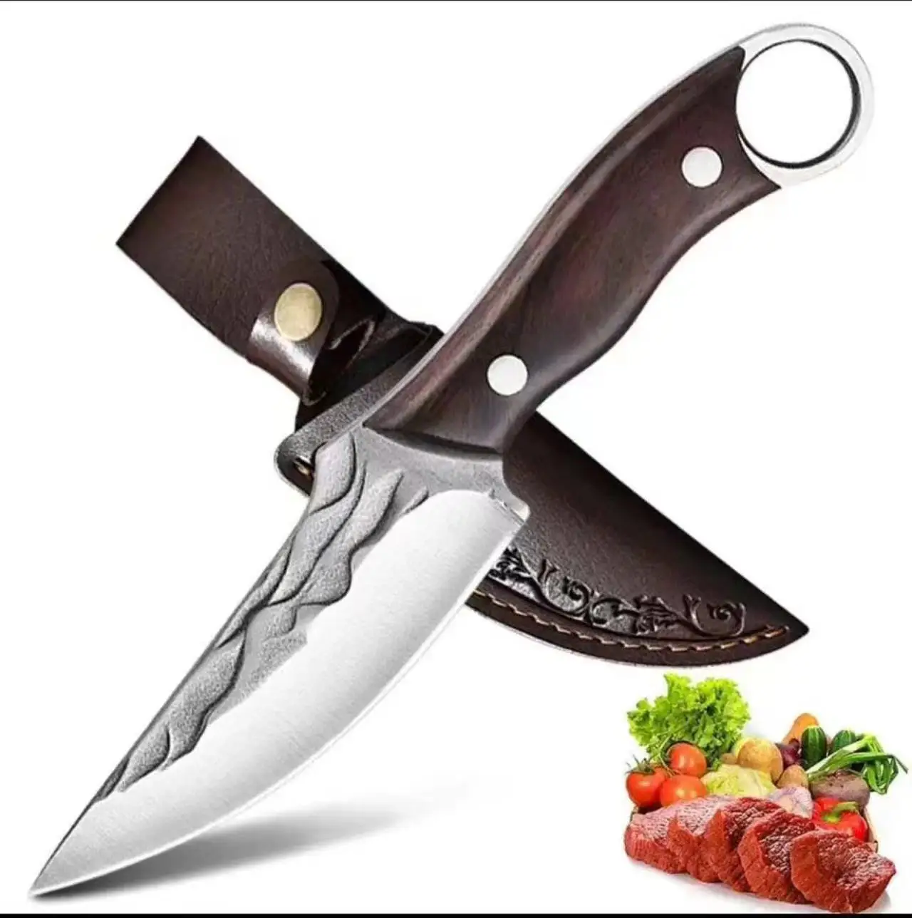 Из нержавеющей стали кованый и нож открытый портативный для кемпинга