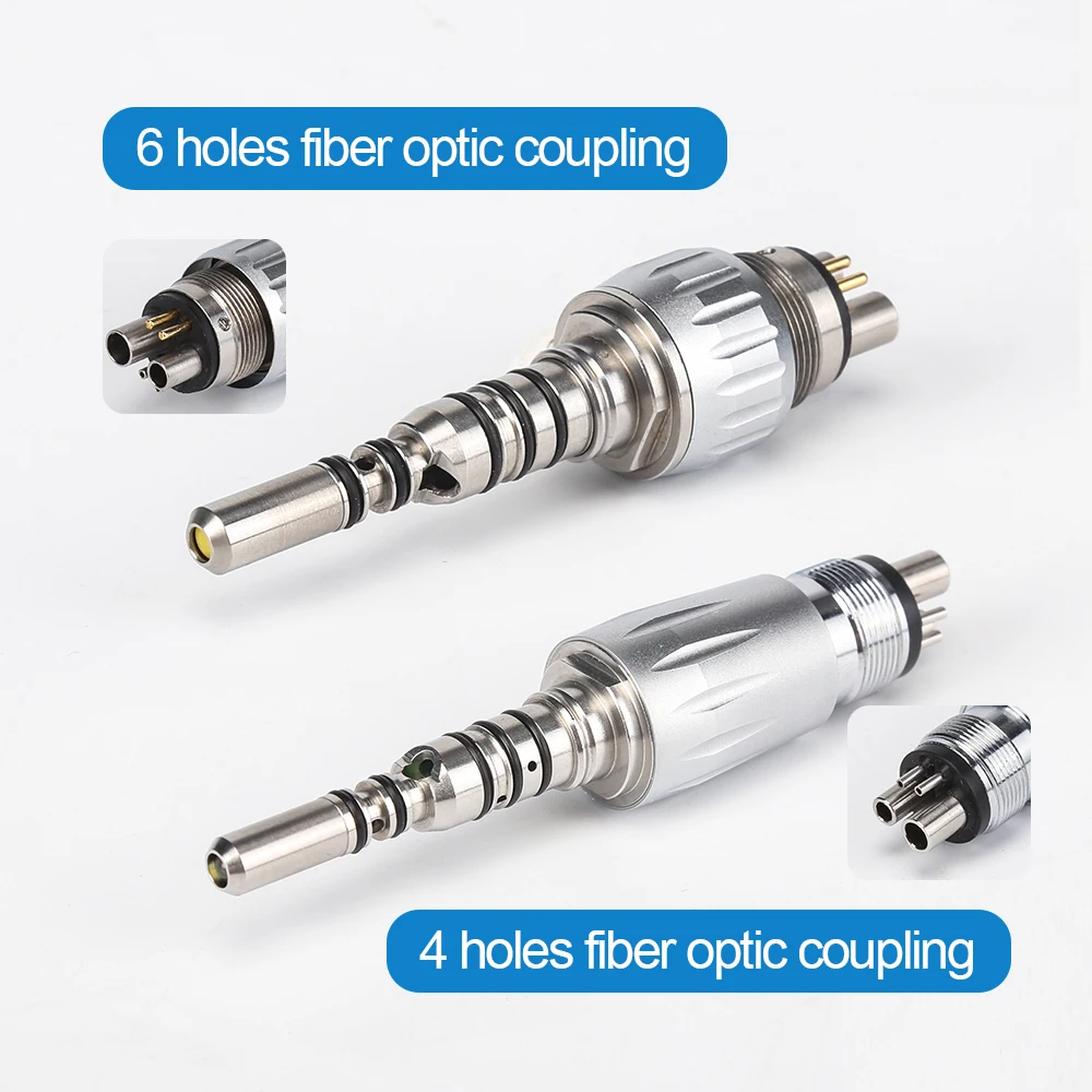 Ka-vo  LED light Fiber Optical air turbine contra angle high speed handpiece with 4  or 6 holes coupling ceramic bearings
