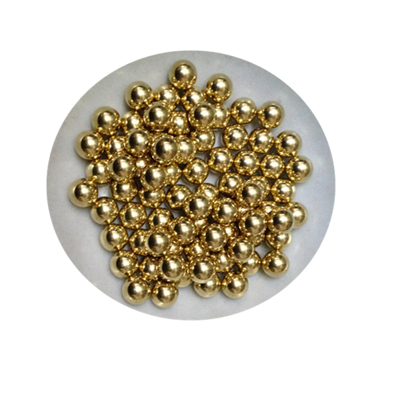 Precision 1.5mm 2.381mm 2.5mm 3.175mm 3.5mm 4.5mm 4.763mm 6.35mm 7.938mm 9.525mm Solid h62 pure brass ball copper beads for sale