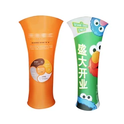 Modern aluminum PVC display cost effective fold up tube magnetic pop up display