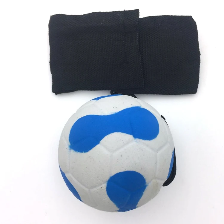 China manufacture custom logo high quality mini sport wrist band return back yoyo rubber ball