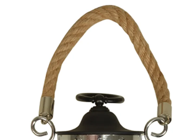 New Arrival Portable Outdoor LED  Camping Tent Lantern Popular Garden Hemp Rope Lantern