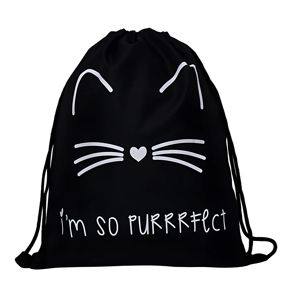 Small Sports Drawstring Backpacks Promo Items Gifts 210D Nylon RPET Material Sport Gym Sack Waterproof Traveling Storage Bags