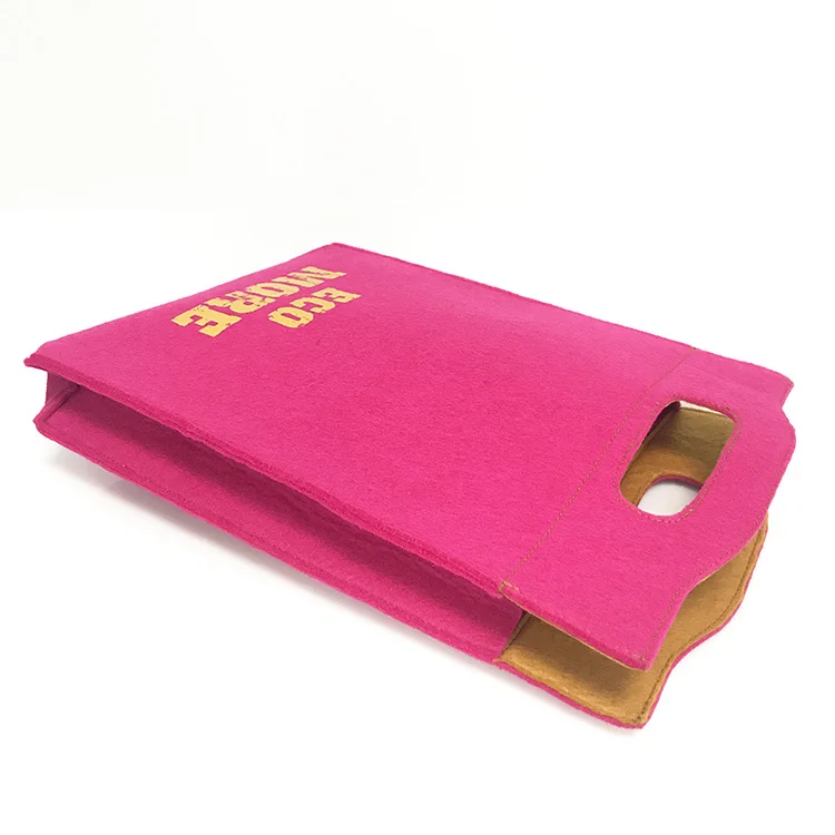 Eco friendly gift shopping bags custom RPET recycled felt Tote Bag Sustainable