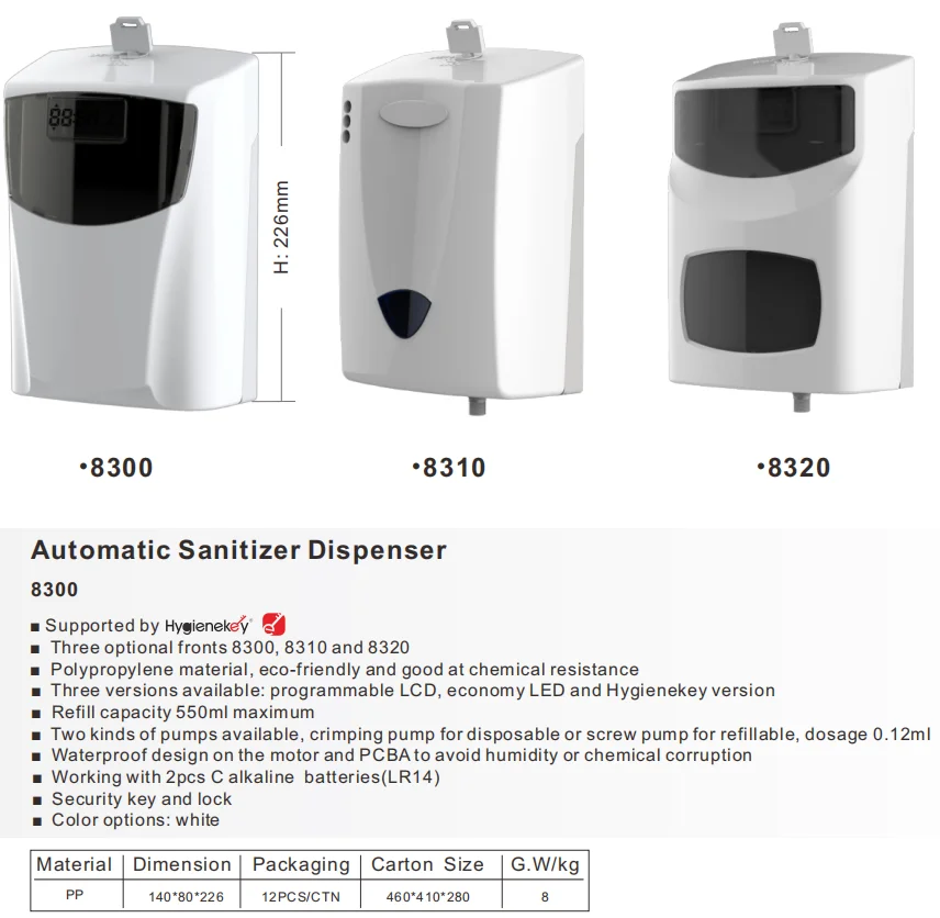 Professional Commercial LED Urinals  Sanitizer Dispenser Machine