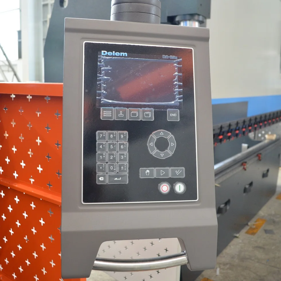 Electro-Synchronized Advanced Delem DA66t Controlled Hydraulic CNC Press Brake with 5 Axis