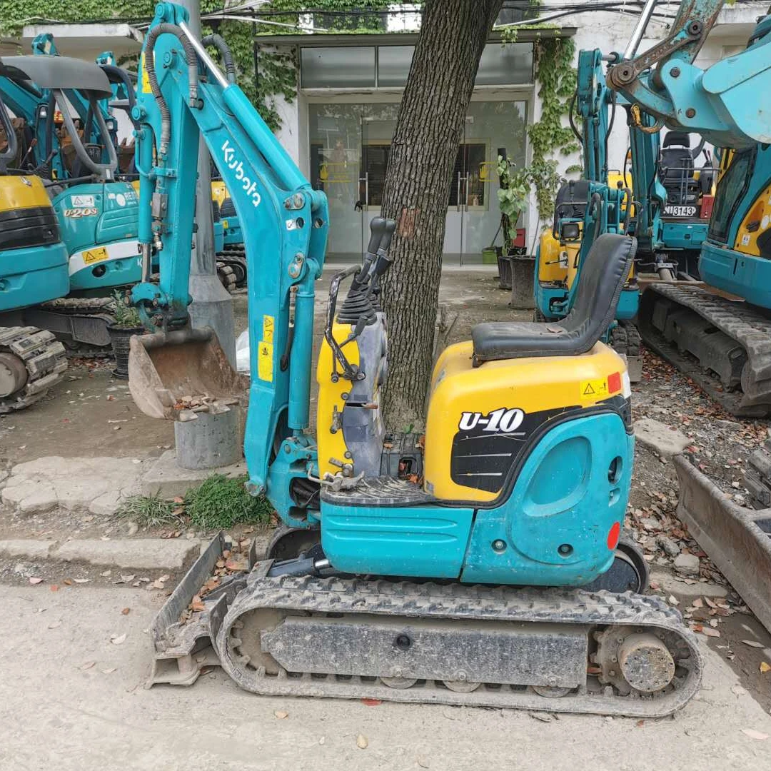 Used mini excavator 1 ton kubota U-10 with rubber track kubota U10 mini excavators