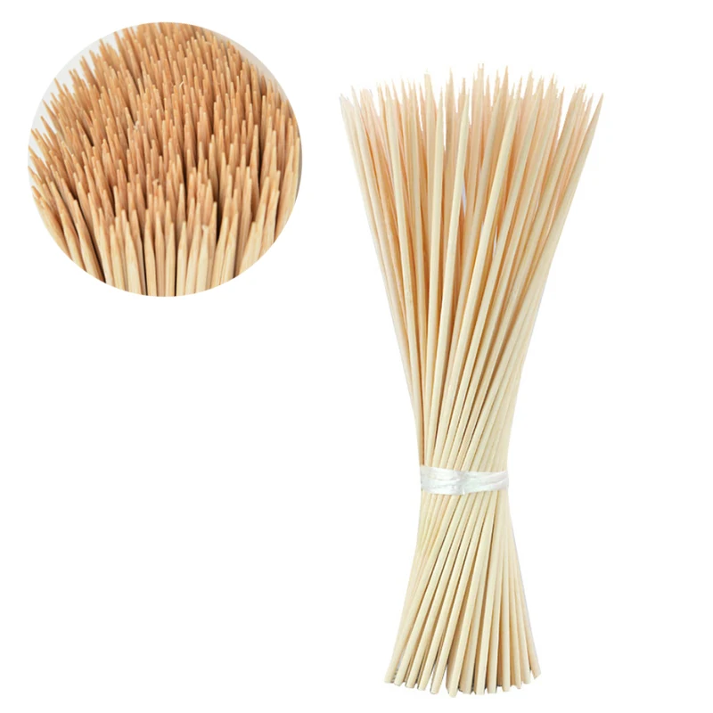 China Manufacturers Maker 40Cm Long Barbecue Bamboo Sticks Skewer