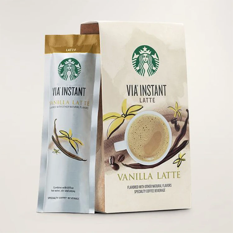 Oem Заказная цена упаковка Арабика Java жареные Caffe бобы квадратный мешок ледяной кофе протеин мгновенный порошок Напиток Упаковка