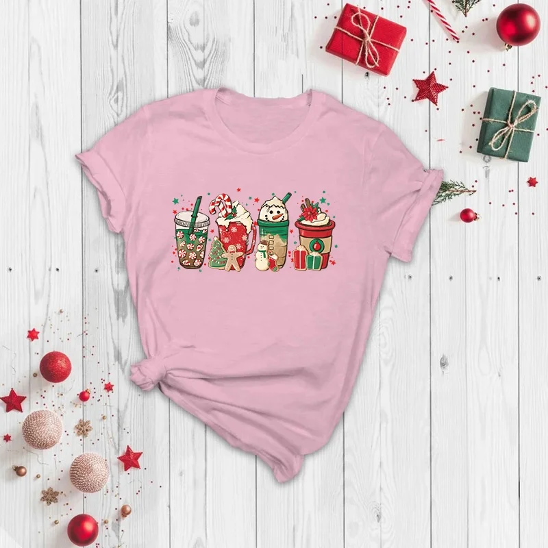 New design Dtf Transfer Christmas Vinyl Heat Press Transfer Designs For T-shirt Iron Transfers For Clothing