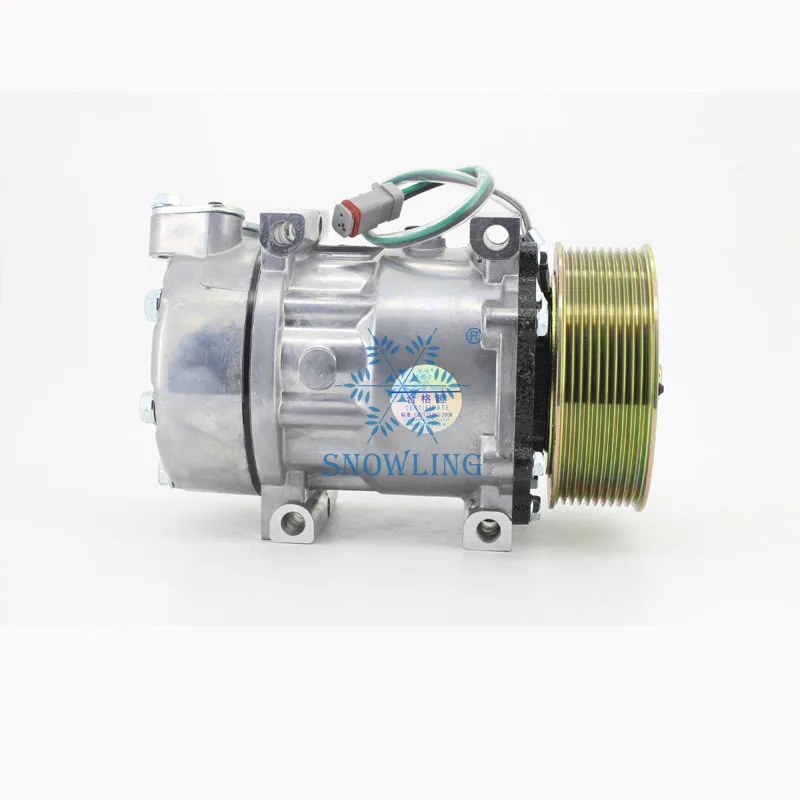 
Swedish truck 24V AC Compressor for Air Conditioning System OEM: SD7H15-8295/ 1531196 