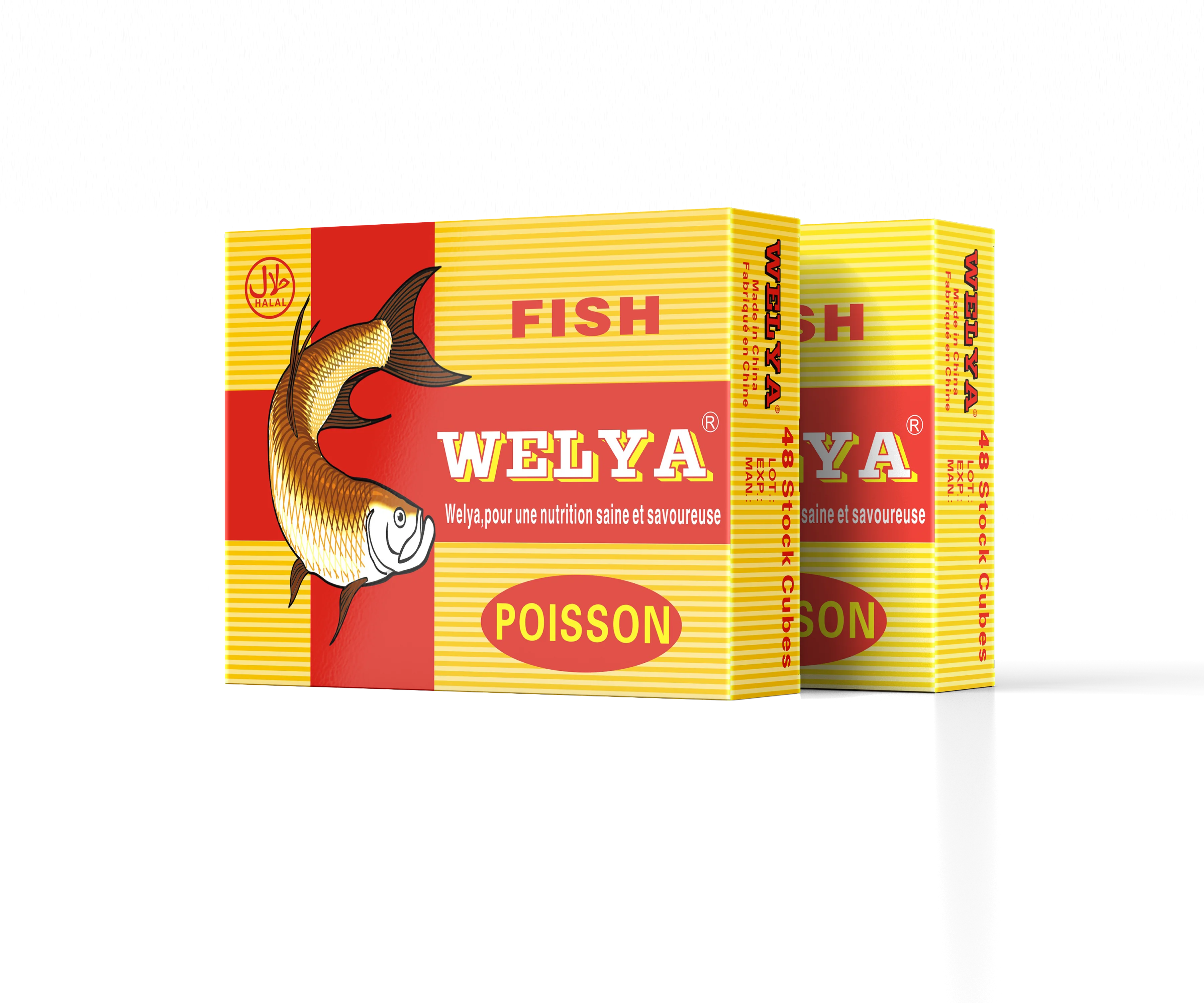 HALAL 100g/x62sachets/ctn fish seasoning powder OEM wholesale