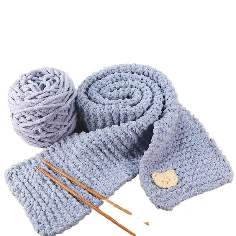 high quality 95g Super Chunky Chenille Yarn for Arm Knit