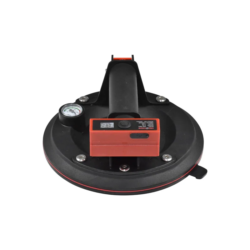 Electric Vacuum Suction Cup With Timed Start Pump System 8 Inch Suckers 3 Layer Rubber  Lift Weight 200 KG Lifting Tools