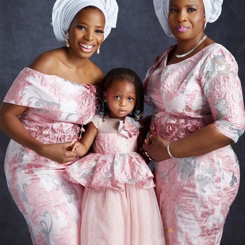 2021 High Quality African Lace Brocade Jacquard Fabric Lace 5 Yard French Brocade Bridal Fabric For Dress Nigerian Party 2394