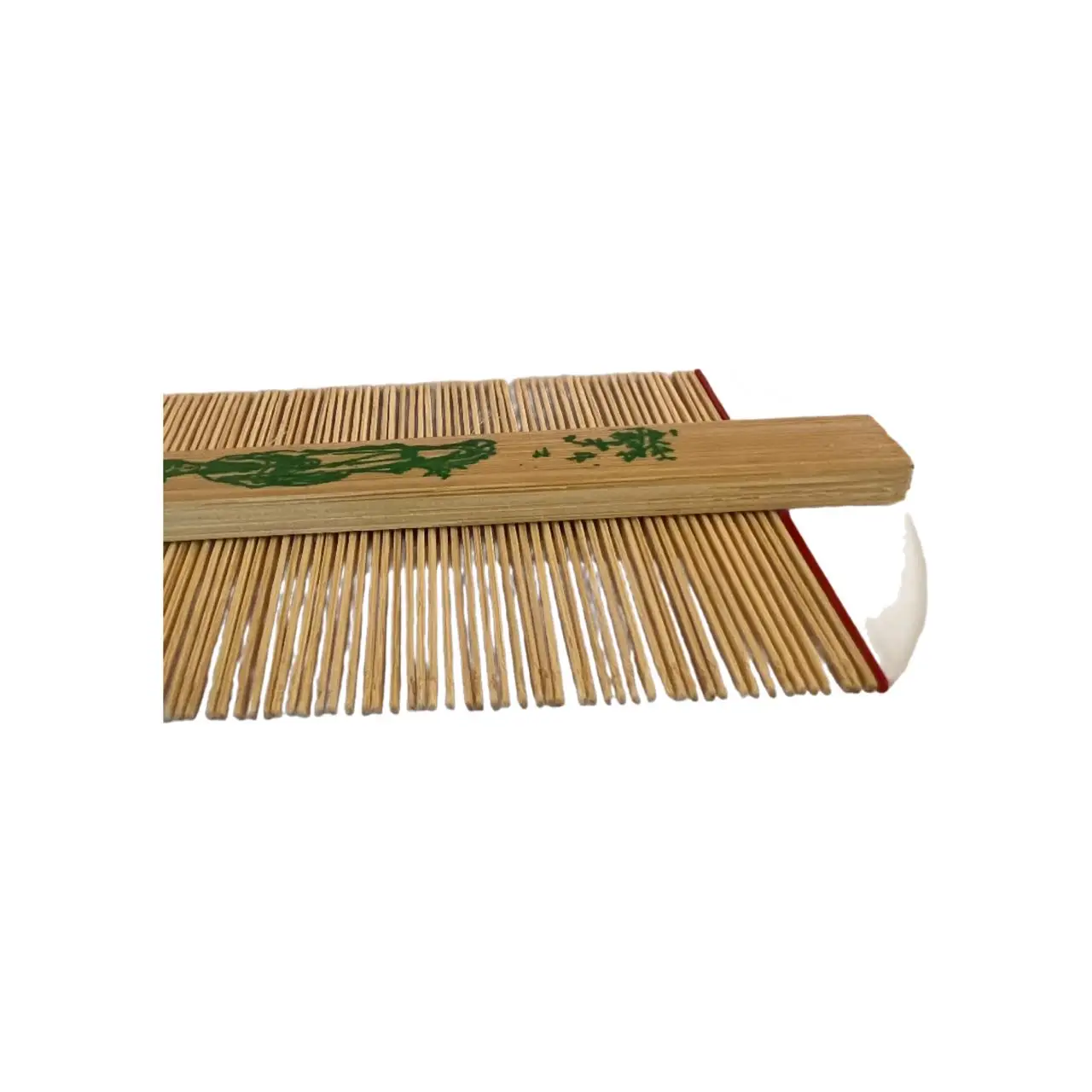 Chinese Traditional Handmade Double Sided Fine Teeth Dandruff Bamboo Lice Nits Louse Flea Comb For Girl Boy Kids Hair Cleaning