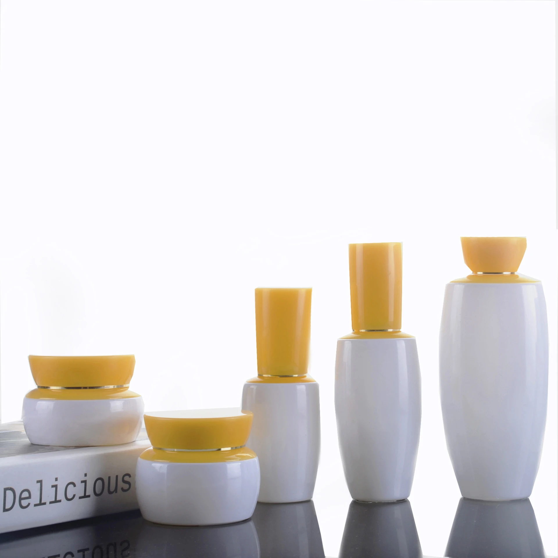 
Sulwhasoo set cosmetic glass bottle packaging milk essence cream bottle 