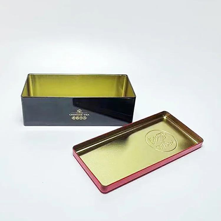 DX16004-S металлического олова прямоугольная коробка для хранения с крышкой кухня канистра конфеты чашки для чая и кофе косметика, ювелирное изделие, подарок чехол небольшого размера