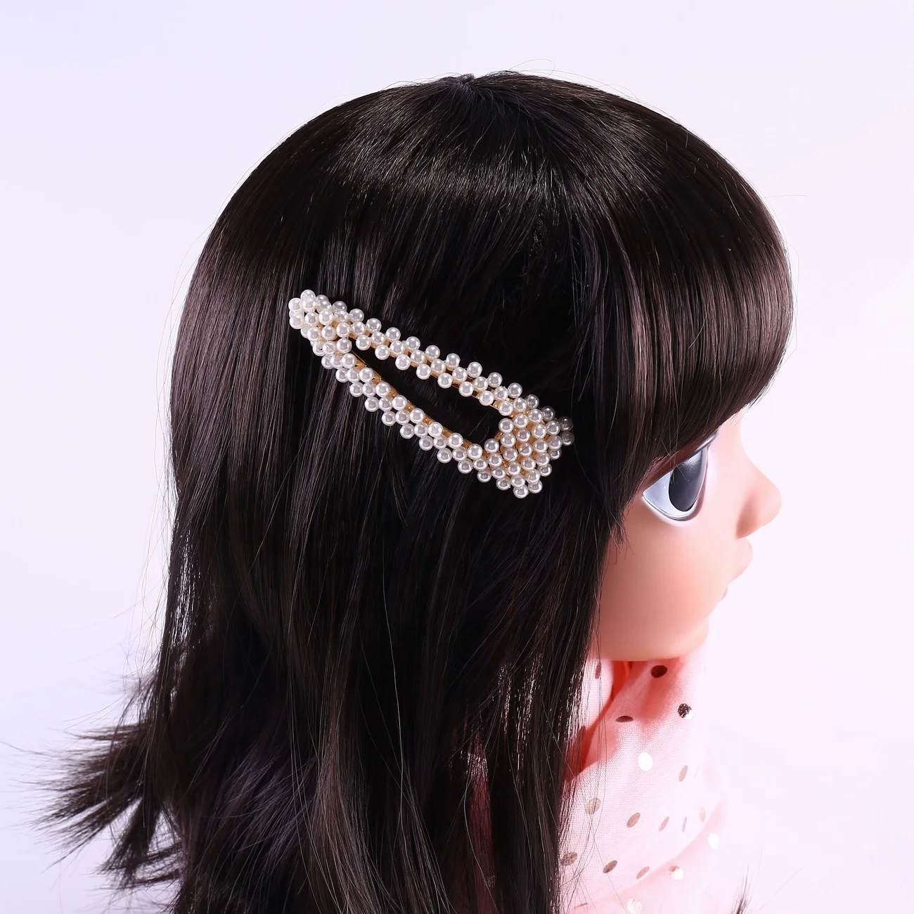 Barrette Handmade Hair Accessories Colorful Beaded Snap BB Hair Clip Crystal Wedding Jewelry Hair Grip