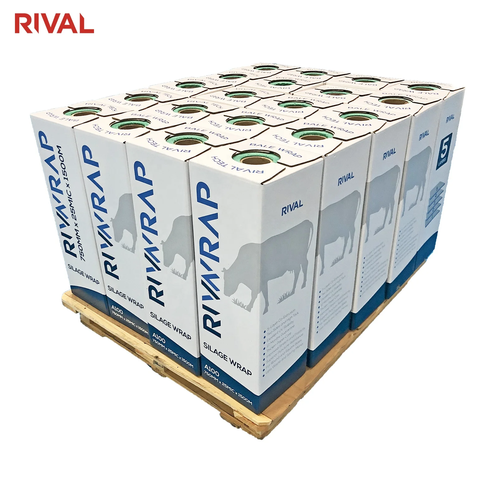 China Manufacturers Supply Pasture Film Customized Color And Size Plastic Wrapping Film Plastic Grass Hay Bale Silage Film