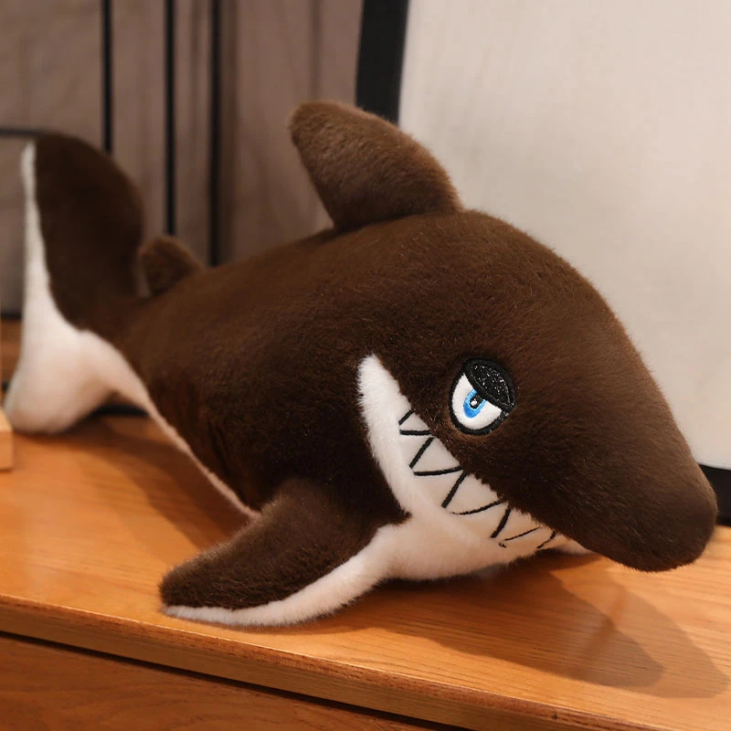 Hot on in Plush Ocean Blue Shark Toys Super Soft Stuffed Animal Shark Dolls Best Gifts for Kids