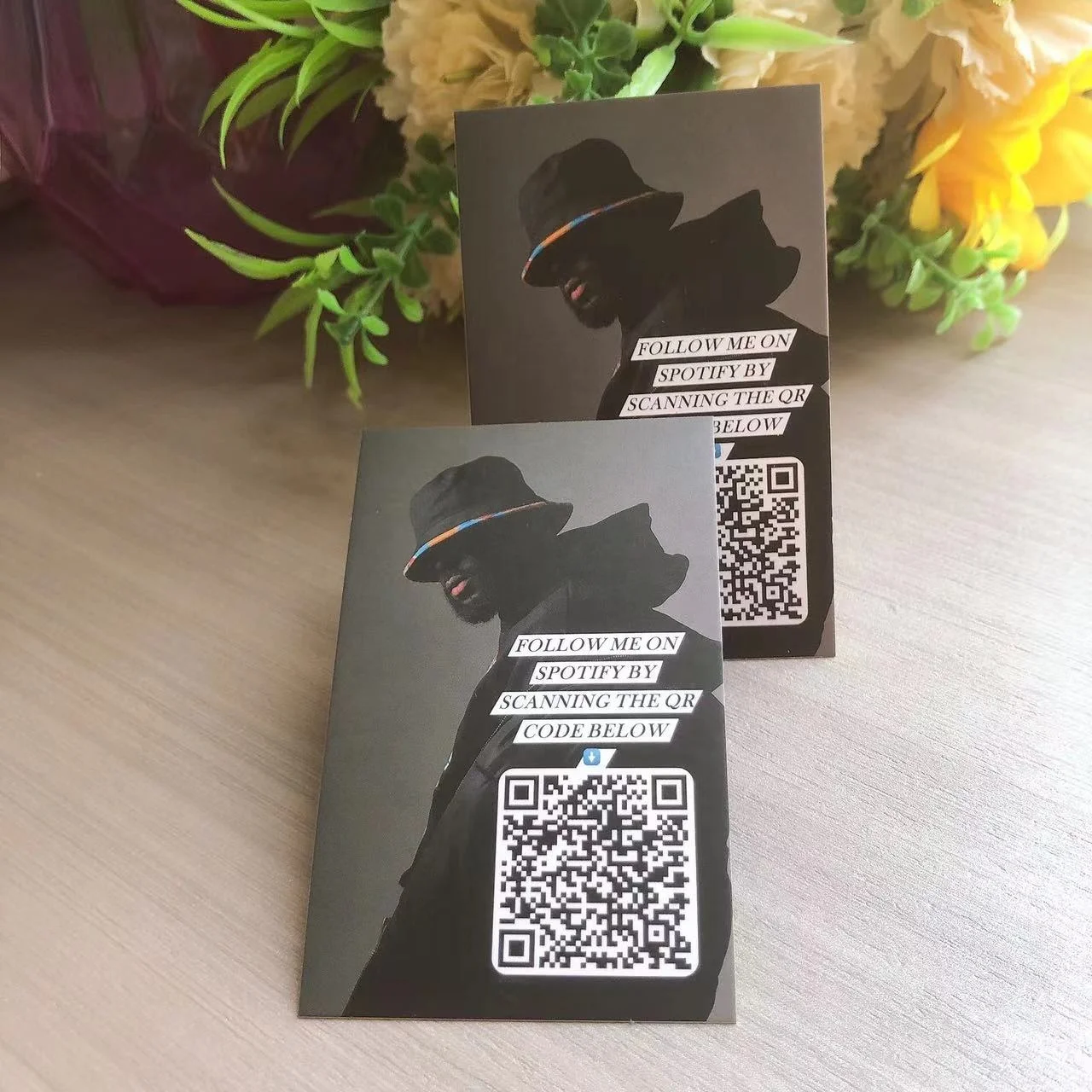 High Quality Custom Printing Paper Thank You Card For Your Purchase Make Qr Code Business Cards/Postcard/Greeting Card