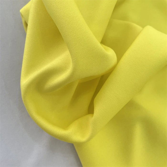 Wholesale tricot 100% polyester custom super poly 4 way stretch fabric for cup cover and computer bag