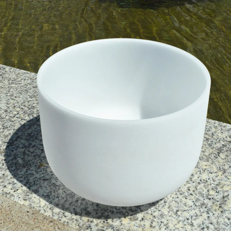 High Quality Frosted Crystal Singing Bowl Set