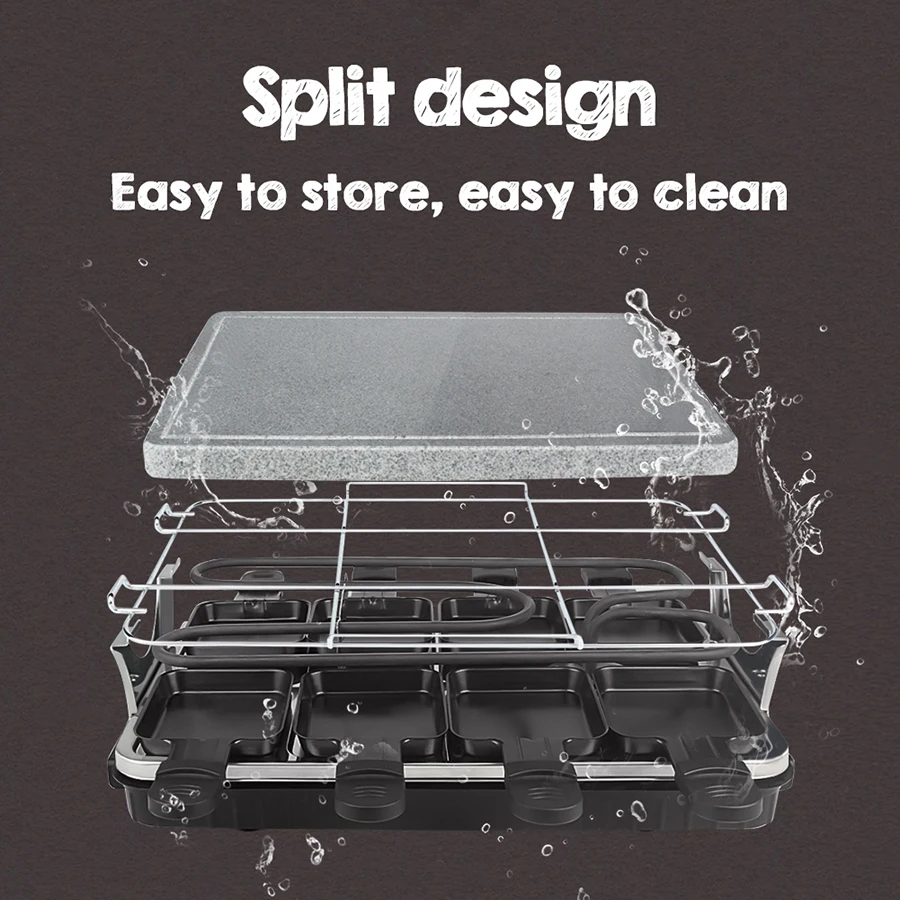 Competitive price new bluing process big stone plate george foreman grill