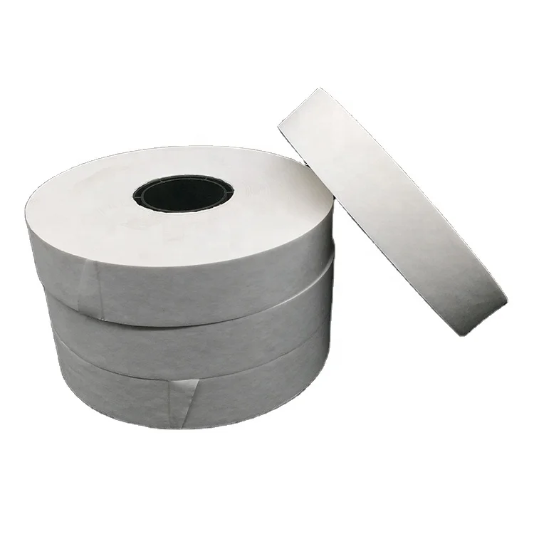 Made in China strapping paper roll 30mm wide hot melt white kraft paper money band for bank