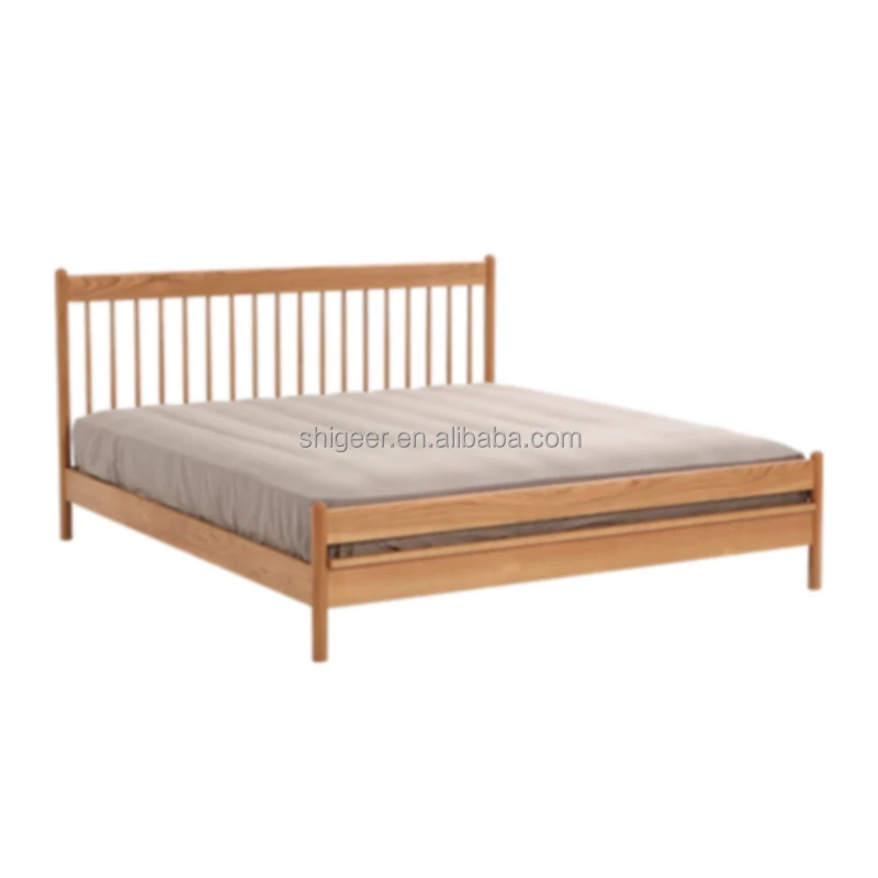 customized topic solid wood double queen bunk bed with drawers