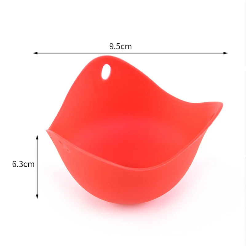 100% BPA free food grade heat resistant non stick silicone egg poachers egg cups cooking molds