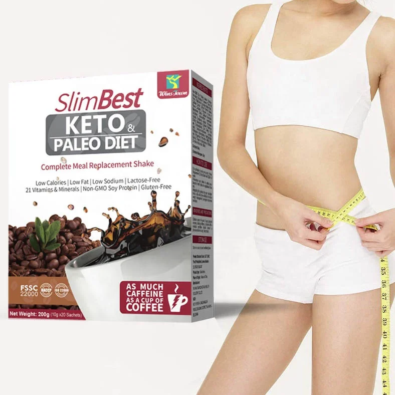 Лучший чай для похудения keto coffee paleo диетическая пища сменный встряхивающий супер зеленый детоксикационный травяной веганский мгновенный кофе потери веса