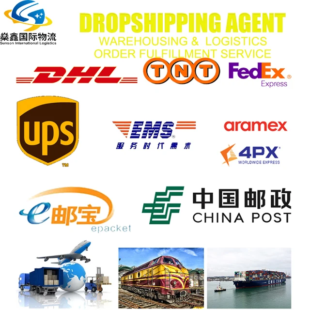 Repack/Label/Parcel Consolidation DHL UPS EXPRESS Dropshipping Agent For Amazon Carrier from China to Global Free Warehousing