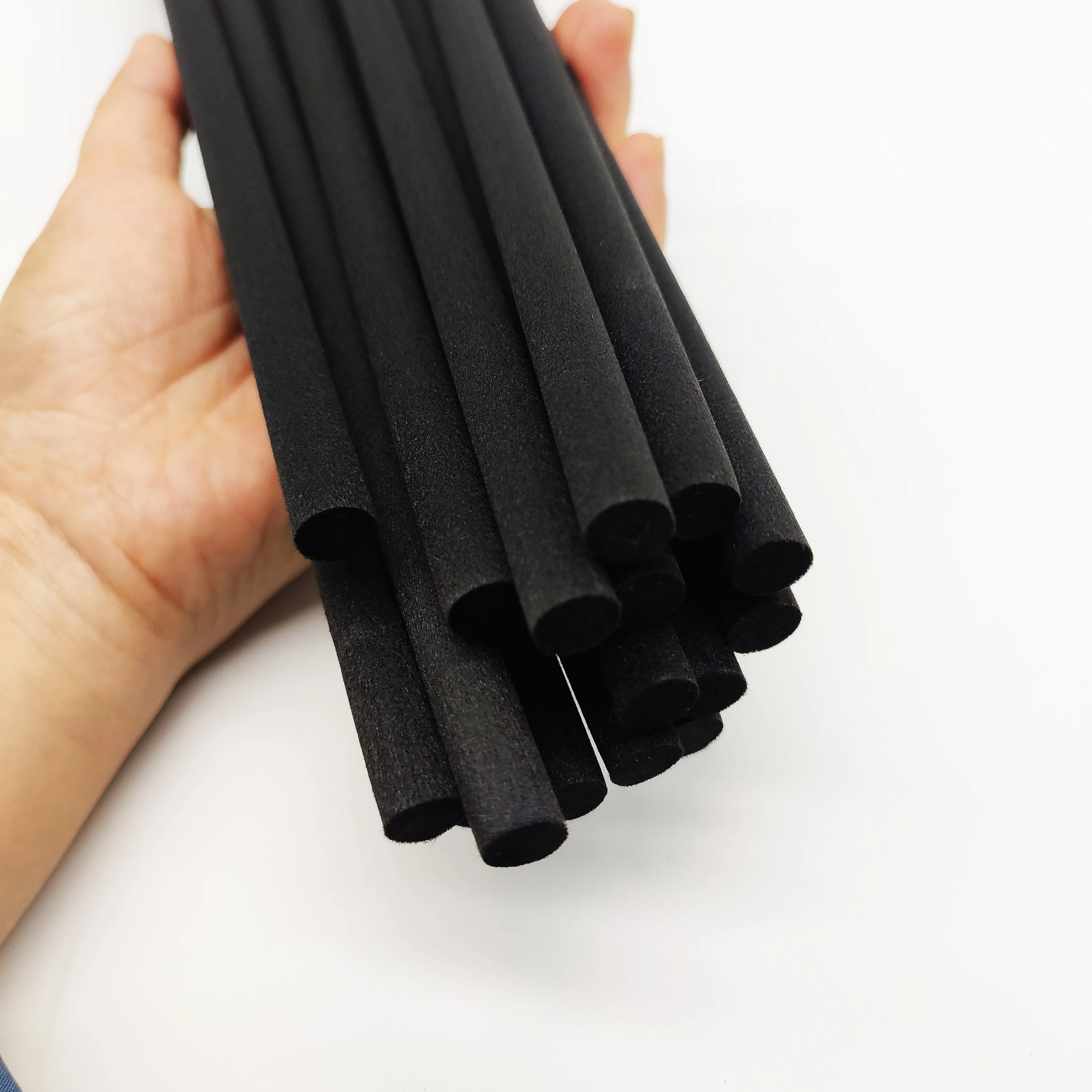 10mm 11mm 12mm 13mm 14mm 15mm 17mm 18mm 19mm 20mm 21mm Big Size Polyester Fiber Rod Thickness Black Fiber Diffuser Stick