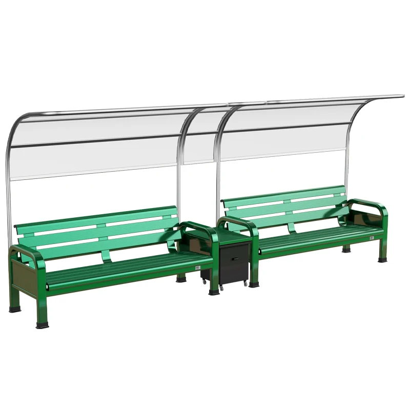 Outdoor Metal Aluminum Bench Alloy Chair Tennis Field Chair Court Seats For International Tournaments And Senior Courts