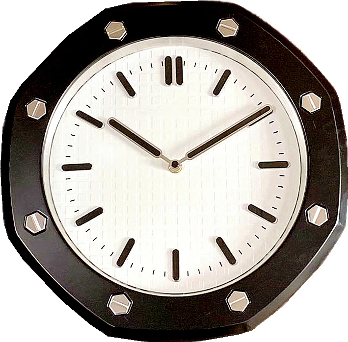 Wrist Wall Watch Clock Round Watch Shape Wall Clocks Modern 3d Luminous Clock Reloj Pared Horloge Gold Quartz Analog Living Room