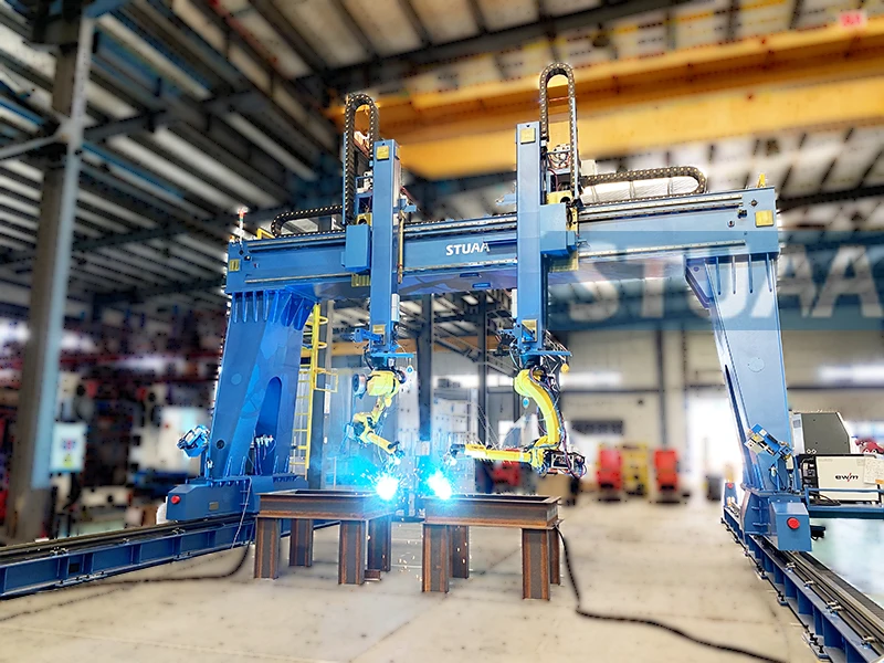 offline programming automatic Gantry robotic welding station with 3 axis