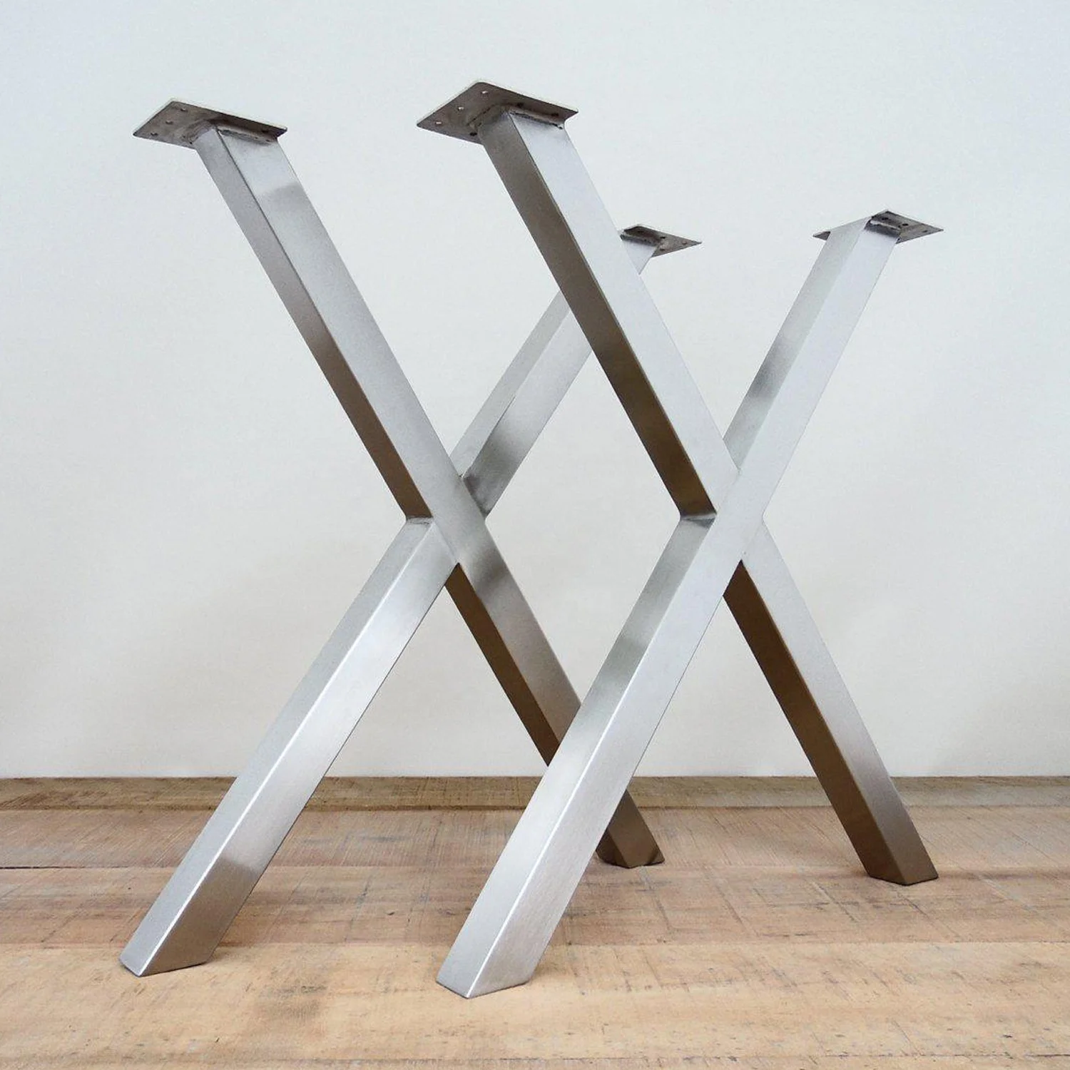 OEM high-end custom processing stainless steel square tube cutting welding polishing powder coating table frame table legs