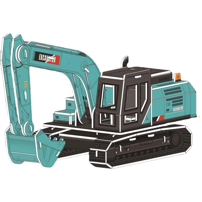 AISHANGPIN 2022 new fidget toy Creative 3D jigsaw Heavy Truck paper puzzle model for children and adults puzzle en papier 3D