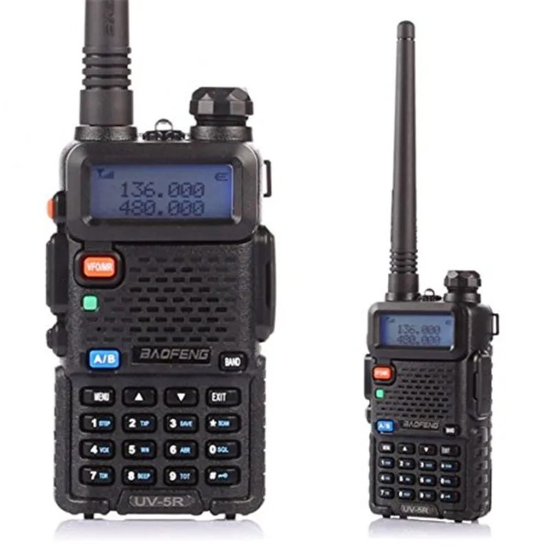 Оригинальный Baofeng UV-5R 8 Вт Dual Band иди и болтай Walkie Talkie “иди и высокая выходная мощность Ham двухстороннее радио УКВ/UHF Портативная радиостанция